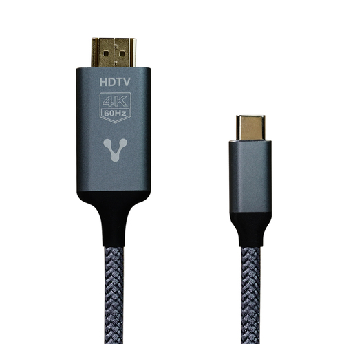 Vorago CAB-310 cable HDMI 1.8 m 2 x HDMI Type A (Standard) USB Tipo C Negro