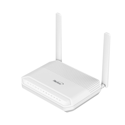 FIBERHOME  ONU GPON WiFi 6, 2.4/5 GHz, 4 puertos Gigabit + 1 POTS + 2 USB, conector SC/UPC