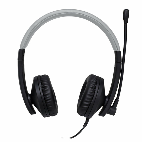 Perfect Choice PC-112167 audífono y auriculare Audífonos Alámbrico Diadema Llamadas/Música USB tipo A Negro, Gris