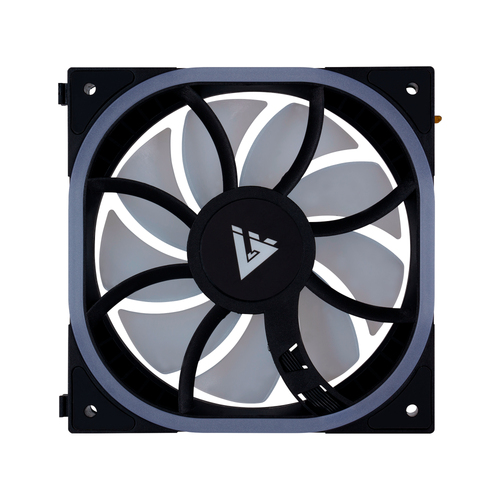 Game Factor FG500 Ventilador 12 cm Negro