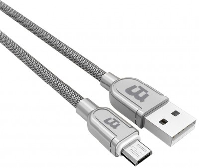 Blackpcs CASMTE-3 cable USB 1 m USB 3.2 Gen 1 (3.1 Gen 1) USB A Micro-USB A Plata