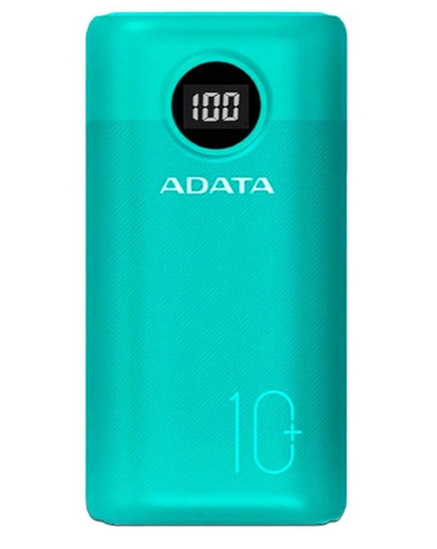 ADATA AP10000QCD-DGT-CGN batería externa Ión de litio 1000 mAh Verde