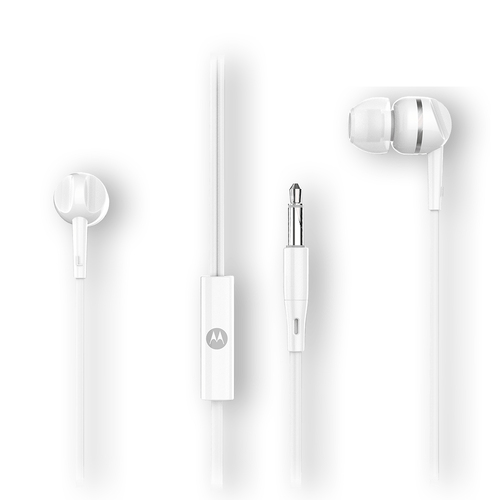 Motorola Earbuds 105 Auriculares Alámbrico Intra auditivo Llamadas/Música Blanco