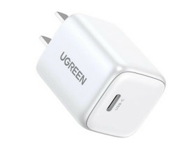 UGREEN  Cargador Mini de 30W serie Nexode | 1 USB-C de Carga Rápida | Tecnología GaN II | Power Delivery 3.0 | Quick Charge 4.0 | Carga Inteligente | Múltiple Protección  | Mayor Eficiencia Energética | Color Blanco