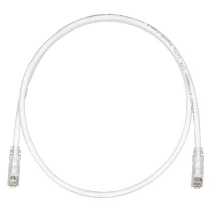 Cable de Parcheo UTP Cat6A 24 AWG CM Color Blanco 20ft UTP6AX20 - UTP6AX20