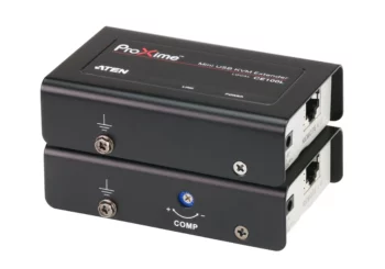 ATEN  Mini consola extensora USB VGA Cat5 USB de hasta 320 pies /W/(EE.UU./REINO UNIDO/UE/SALIDA) ADP. ATEN