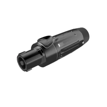 SEETRONIC  Conector Speakon | Hembra | 4 polos | carcasa negra | Cable AWG10 | 30A