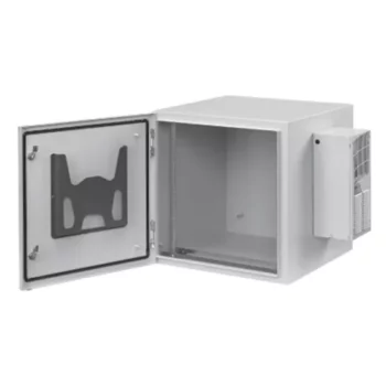 HOFFMAN  Gabinete Industrial ProTek de Puerta Sólida, Protección NEMA Tipo 4/12; IP66, Fabricado en Acero, 12 UR, Color Gris Claro