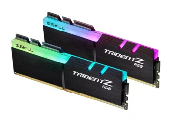 Memoria RAM G.Skill Trident Z RGB 16GB DDR4, 16 GB, 2 x 8 GB, DDR4, 4133 MHz, 288-pin DIMM, Negro