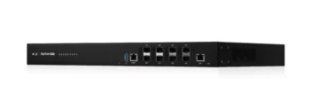 Ubiquiti Networks  EdgeRouter INFINITY de 8 puertos SFP+ 10 G + 1 puerto RJ45 Gigabit, throughput 80 Gbps, 16 núcleos y 16 GB RAM , fuentes de alimentación modulares Hot-Swappable