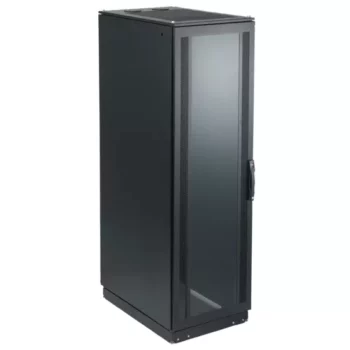 HOFFMAN  Gabinete de Telecomunicaciones ProLine V/D, 600 mm de Ancho, 1000 mm de Profundidad, Compatible Con Aire Acondicionado Tipo G52, 42 UR, Color Negro