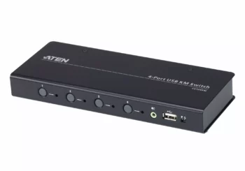 ATEN  Switch KM USB| 4 Puertos | Boundless Switching | RS232