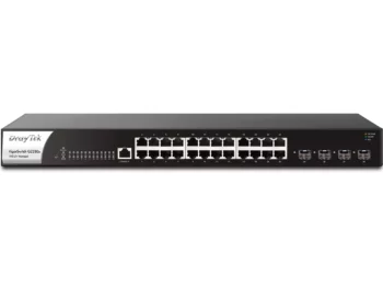 DrayTek VigorSwitch G2280x, Gestionado, L2+, Gigabit Ethernet (10/100/1000), Montaje en rack, 1U