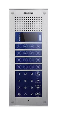 COMMAX CMP-4BCT, Controlador de acceso, Azul, Acero inoxidable, COMMAX, Pared, 47°, -20 - 40 °C