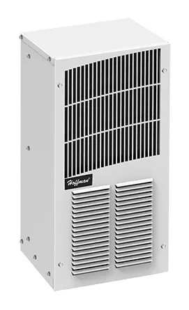 HOFFMAN  Aire Acondicionado Compacto Para Exterior, Uso en Gabinetes de Telecomunicaciones de Grado Industrial, Frío T20, 2000 BTU, 115 Vca, de Acero, Color Gris