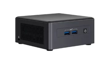 BNUC11TNHI70001  Intel NUC 11 Pro, UCFF, Mini PC barebone, DDR4-SDRAM, M.2, Serial ATA III, Wi-Fi 6 (802.11ax), 28 W