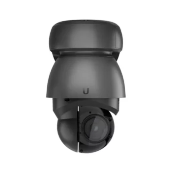 Ubiquiti  UniFi Protect G4 PTZ cámara de giro, inclinación y zoom de alto rendimiento con transmisión de video 4K, 24 FPS, zoom óptico 22x y visión nocturna LED IR adaptativa.