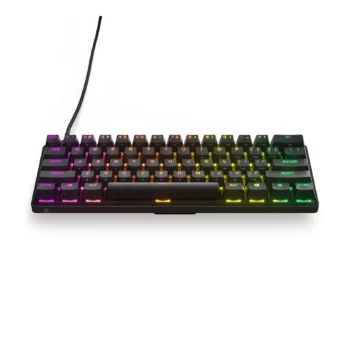 Steelseries Apex Pro Mini, 60%, USB, Interruptor mecánico, QWERTY, LED RGB, Negro