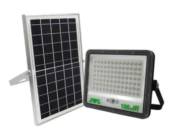 JWJ  Reflector con Panel Solar 100 W /  Batería 3.2  V CD / T.C.C. 6 500 K / IP66.