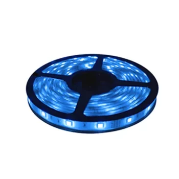 JWJ  Tira Led de 5 m / Color Azul / Uso Exterior / Potencia 15 W / 420 lm/ 12 V CD / IP 65.