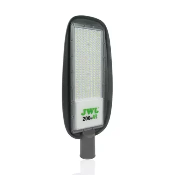 JWJ  Luminaria LED con Fotocelda 200 W/ 100 - 265 V CA ~50/60 Hz / Color Blanco/ Dimensiones 600 x 245 x 78 mm / Ángulo de Luz 135°.