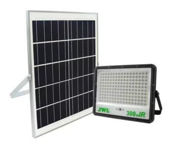 JWJ  Reflector con Panel Solar 300 W /  Batería 3.2  V CD / T.C.C. 6 500 K / IP66.