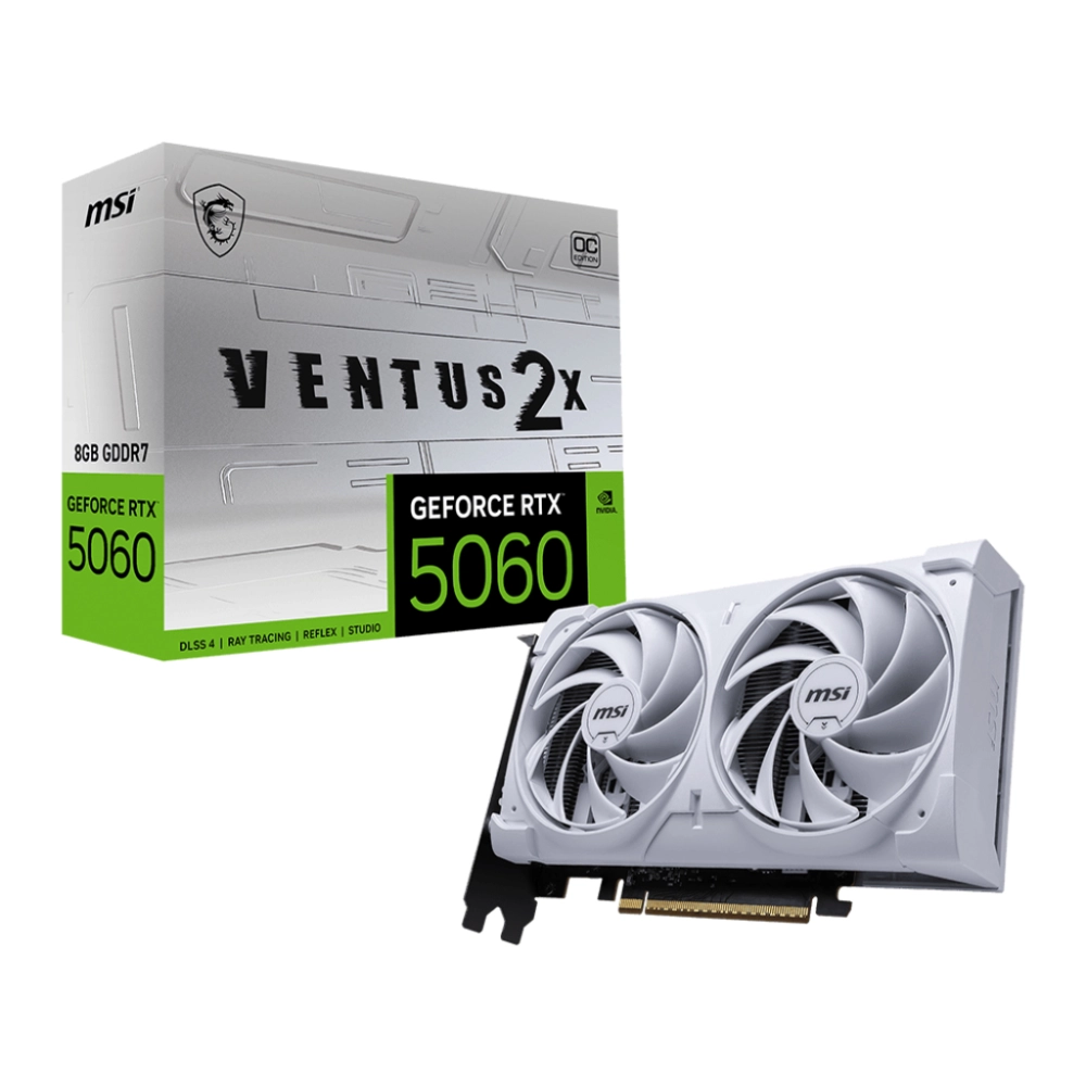 GEFORCE RTX 5060 8G VENTUS 2X OC WHITE