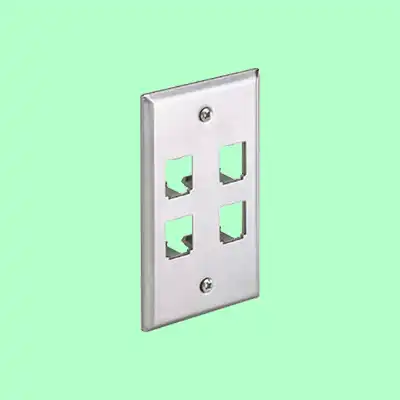 Placas de pared y cubiertas de interruptor (faceplate)